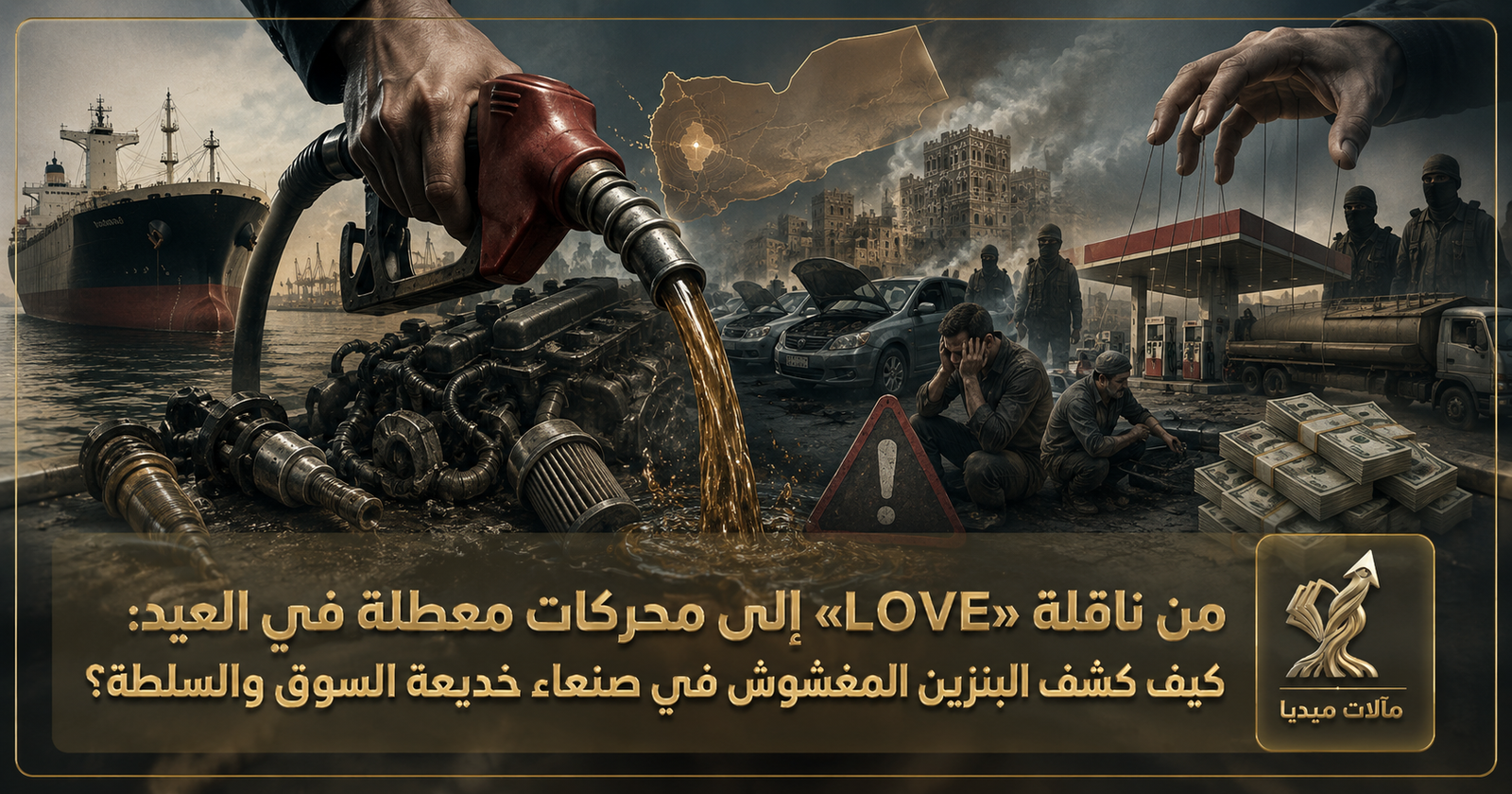 من ناقلة «LOVE» إلى محركات معطلة في العيد: كيف كشف البنزين المغشوش في صنعاء خديعة السوق والسلطة؟
