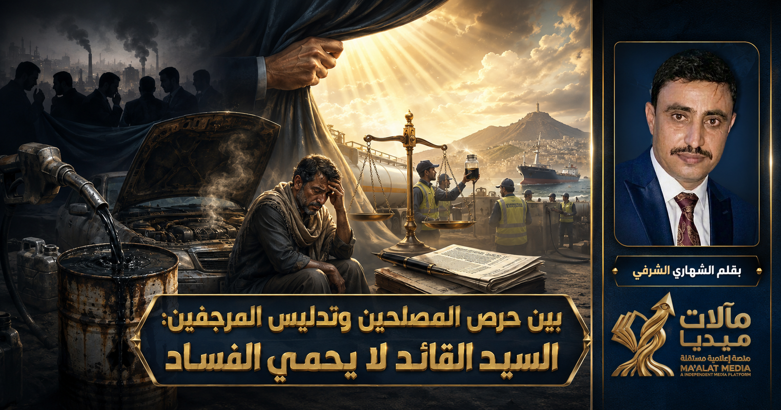 بين حرص المصلحين وتدليس المرجفين: السيد القائد لا يحمي الفساد